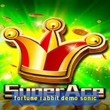 fortune rabbit demo sonic